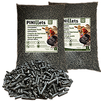 Sonnenblumenschalen Pellets Einstreu