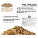 No. 5 Granulés de bois dur BBQ Hêtre 10 kg pellets de gril 100% hêtre pour griller, fumer 
