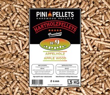 No. 9 Granulés pour grillades pomme 1,5 kg de granulés de bois dur pour griller, fumer 