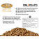 No. 10 Granulés de gril mélange d'aulne de hêtre 1,5 kg de granulés de bois dur pour griller, fumer 