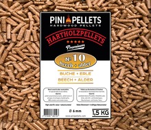 No. 10 Granulés de gril mélange d'aulne de hêtre 1,5 kg de granulés de bois dur pour griller, fumer 