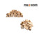 Morceaux de bois de hêtre SANS ÉCORCE 7 kg blocs de fumage pour four à pizza grill fumoir 