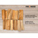 Bûches de bois de hêtre décoratives sans écorce, 20 kg, bois de cheminée, bois de barbecue 
