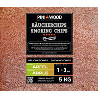 5 kg de chips de fumage pomme 1-3 mm Smoking Chips copeaux de fumage 18 litres