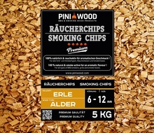 5 kg de chips de fumage aulne sans écorce 6-12 mm Smoking Chips copeaux de fumage 