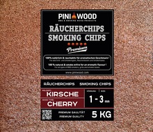 5 Kg Räucherchips Kirsche 1-3 mm Smoking Chips Räucherspäne 18 Liter 