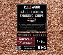 5 kg de chips de fumage cerise 4-6 mm Smoking Chips copeaux de fumage 18 litres 