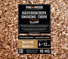 15 Kg Räucherchips Buche 6-12 mm Smoking Chips Räucherspäne 