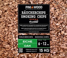 15 kg de chips de fumage chêne 6-12 mm Smoking Chips copeaux de fumage 