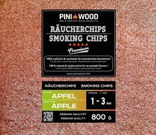 800 g de chips de fumage pomme 1-3 mm Smoking Chips copeaux de fumage 
