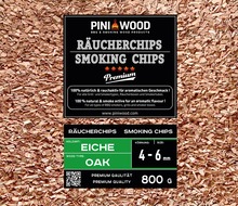 800 g de chips de fumage chêne 4-6 mm Smoking Chips copeaux de fumage 