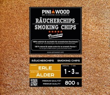 800 g de copeaux de fumage aulne sans écorce 1-3 mm Smoking Chips copeaux de fumage 