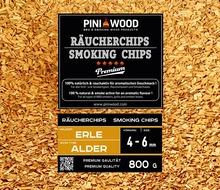 800 g de chips de fumage aulne sans écorce 4-6 mm Smoking Chips copeaux de fumage 
