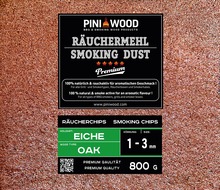 800 g de chips de fumage chêne 1-3 mm Smoking Chips copeaux de fumage 