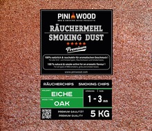 5 kg de chips de fumage chêne 1-3 mm Smoking Chips copeaux de fumage 18 litres 