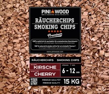 15 kg de chips de fumage cerise 6-12 mm Smoking Chips copeaux de fumage 