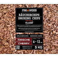 5 kg de chips de fumage cerise 6-12 mm Smoking Chips copeaux de fumage 18 litres