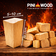 Bois de fumage PINI, bois pour fumoir, bois pour barbecue, morceaux de bois, bois de hêtre sans écorce pour fumoirs et barbecues 