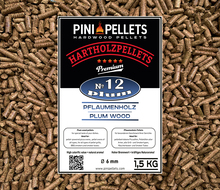 No. 12 Grill pellets plum 1,5 kg hardwood pellets for grilling, smoking 