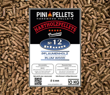 No. 12 Grill pellets plum 10 kg hardwood pellets for grilling, smoking 