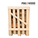 PINI Brennholz ofenfertig Buche ca. 30-33 cm 1 Raummeter Box für Kamin Grill Smoker 