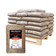 PINI Hartholz Pellets 6 mm 100% Eiche 480 kg Palette Holzpellets 