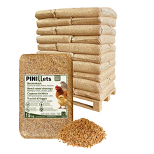 PINI Buchenhack 450 kg staubfreie hygienische Einstreu mittel für Küken Hühner 