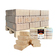 PINI RUF Holzbriketts 100% Buche 300 kg Palette Harholz Briketts für Kamin Ofen Grill Feuerschale 