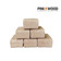 PINI RUF Holzbriketts 100% Buche 630 kg Palette Harholz Briketts für Kamin Ofen Grill Feuerschale 