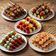 PINI 200 pcs Brochettes en Bambou 20 cm Brochettes pour Barbecue Brochettes Chachlik Brochettes en Bois  