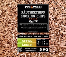 5 kg de chips de fumage pomme 6-12 mm Smoking Chips copeaux de fumage 18 litres 