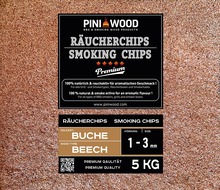5 kg de chips de fumage en hêtre 1-3 mm Smoking Dust copeaux de fumage 18 litres 
