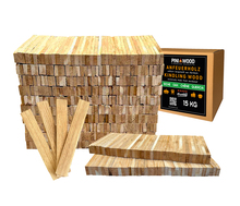 15 kg PINI Allume-bois de chauffage en bois de chêne Bois d'allumage pour cheminée, barbecue, feu de camp, brasero 