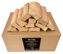 20 kg de bois de grill SANS ÉCORCE Bois de chauffage en hêtre 30-33 cm pour four à pizza grill fumoir cheminée bol à feu 