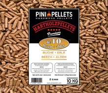 No. 10 Granulés de gril mélange d'aulne de hêtre 10 kg de granulés de bois dur pour griller, fumer 