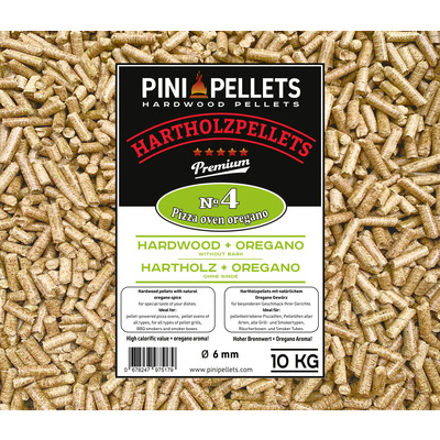 No. 4 Four à pizza à pellets de bois dur Origan 10 kg pour fours à pizza à pellets 