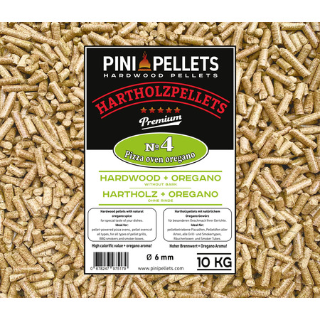 No. 4 Four à pizza à pellets de bois dur Origan 10 kg pour fours à pizza à pellets 