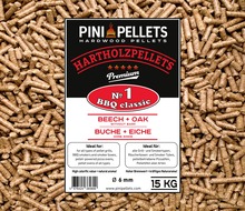 No. 1 pellets de bois dur BBQ Classic 15 Kg pellets pour griller fumer smoken 