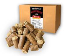 15 kg Hartolzbriketts 100% Eiche Kamin Ofen Brennholz Grill Eichenbriketts Briketts mit langer Brenndauer  