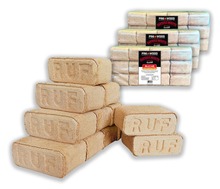 30 kg RUF Holzbriketts 100% Buche Kamin Ofen Grill Feuerstelle Brennholz 